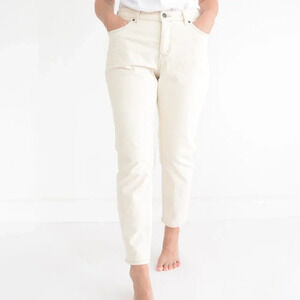 Prana Cream Taper  Denim Size 6-28